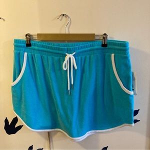 No Boundaries Blue Terrycloth Skirt Size XXXL